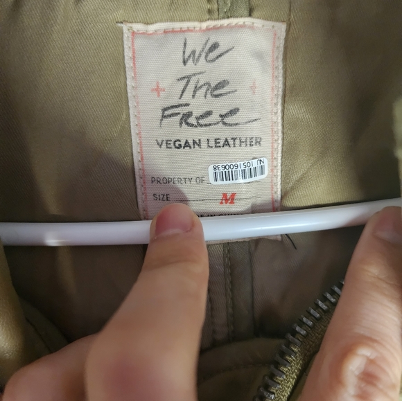 New free people Dolman Quilted Vegan Jacket - Picture 3 of 4